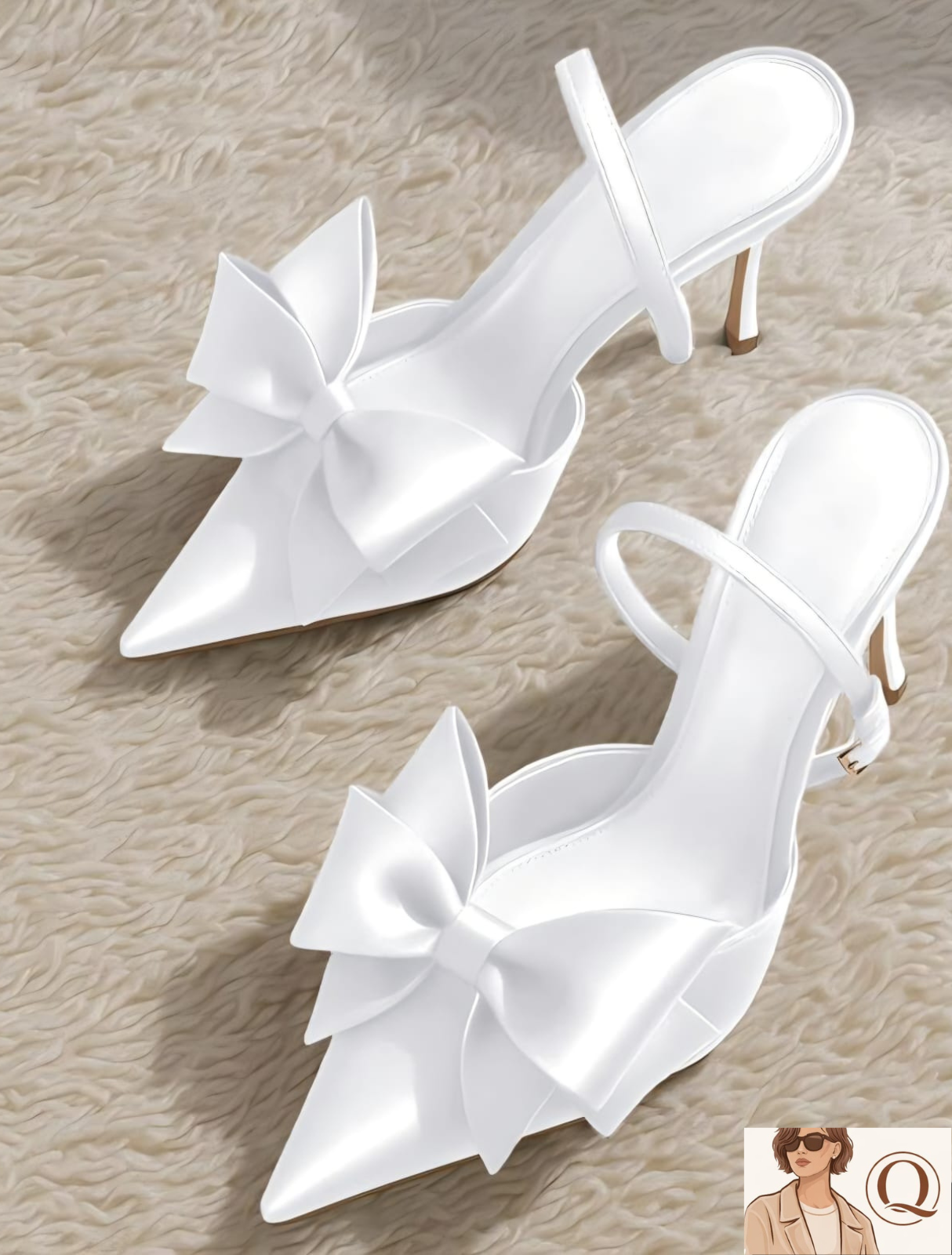 Elegant Bow Pointed-Toe Heels – Classy, Feminine & Statement-Making