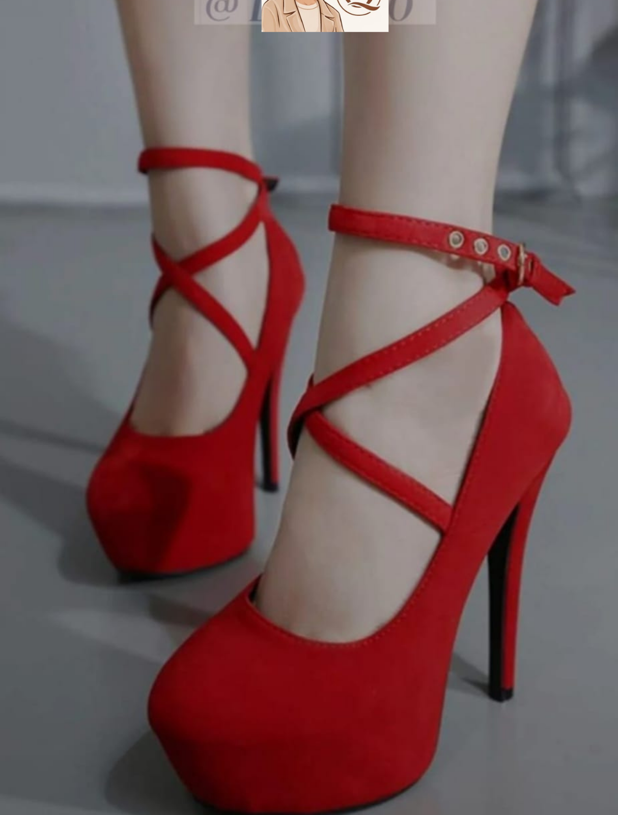 Chic Cross-Strap Platform Heels – Statement Stiletto Pumps