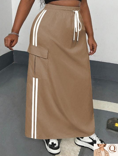 Women’s Sporty Utility Maxi Skirt ✨👗
