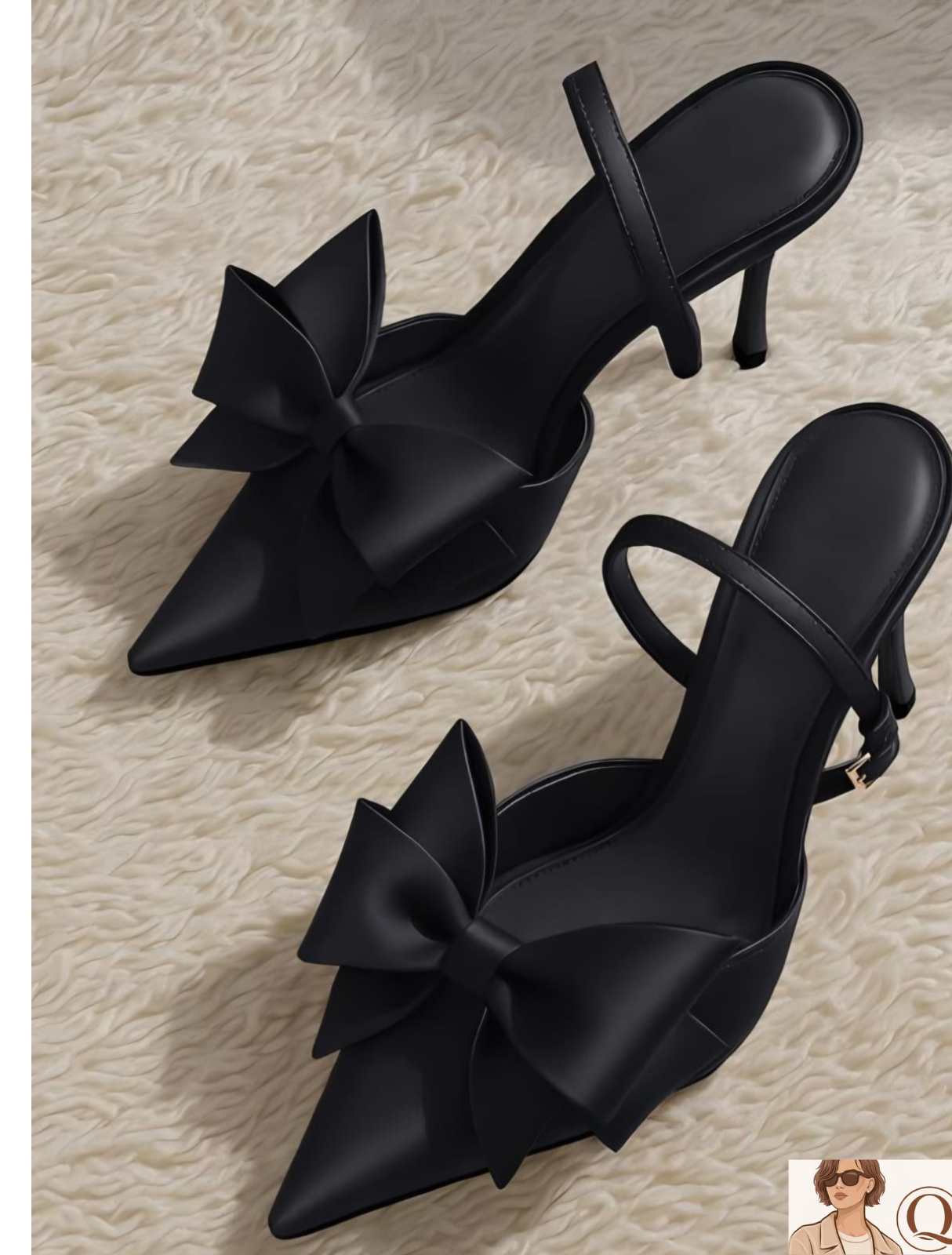 Elegant Bow Pointed-Toe Heels – Classy, Feminine & Statement-Making