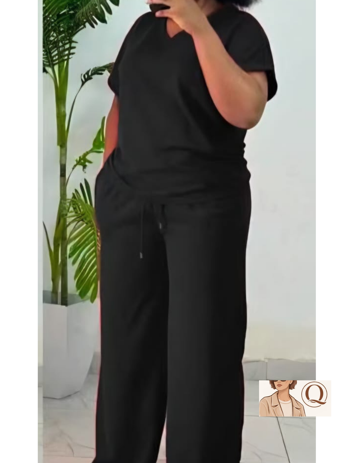 CloudEase Wide-Leg Lounge Set – Soft Everyday Comfort