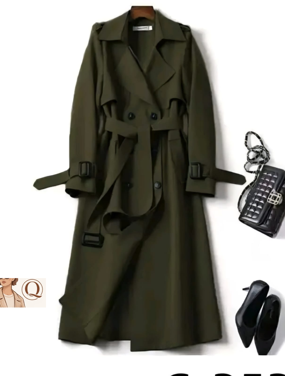 Women’s Classic Belted Trench Coat ✨🧥