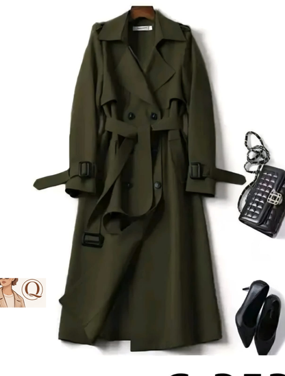 Women’s Classic Belted Trench Coat ✨🧥