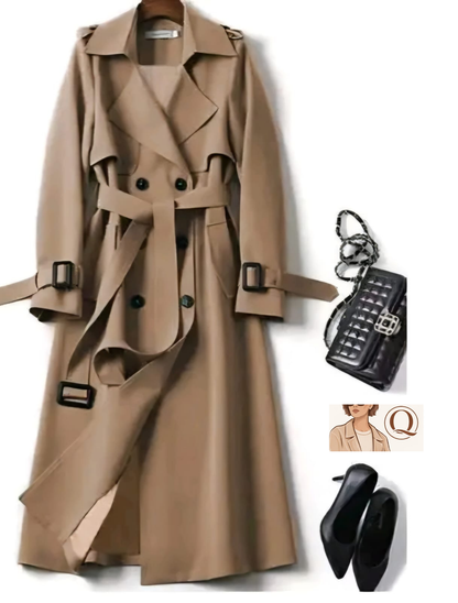 Women’s Classic Belted Trench Coat ✨🧥