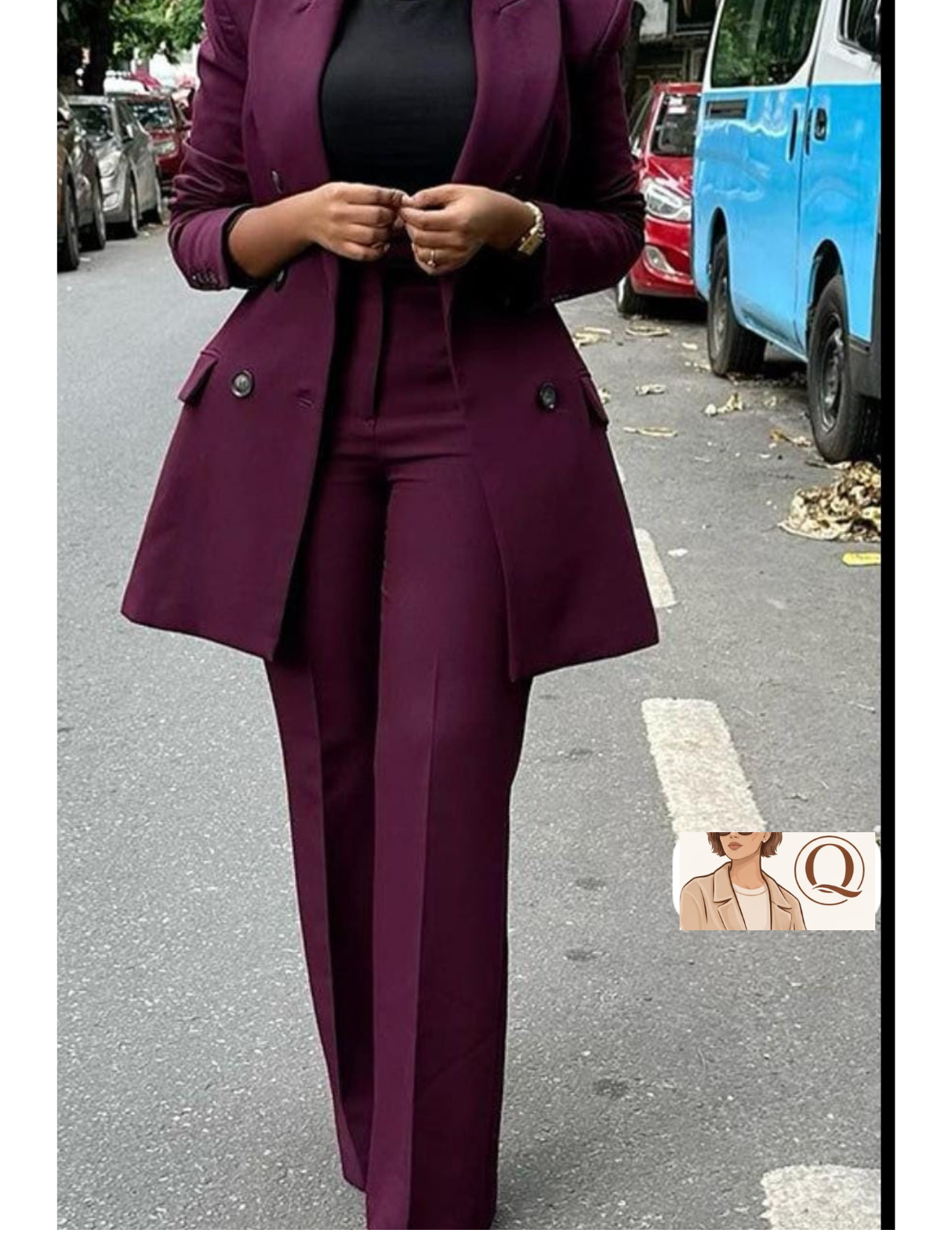Power Chic 2-Piece Blazer Suit Set – Bold, Elegant & Boss Babe Ready